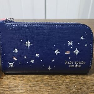Kate Spade Blue Starry Wallet
